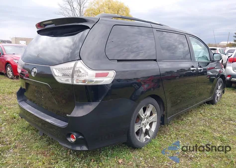2013 Toyota Sienna Se 8 Passenger from USA, damaged, VIN 5TDXK3DC5DS310775